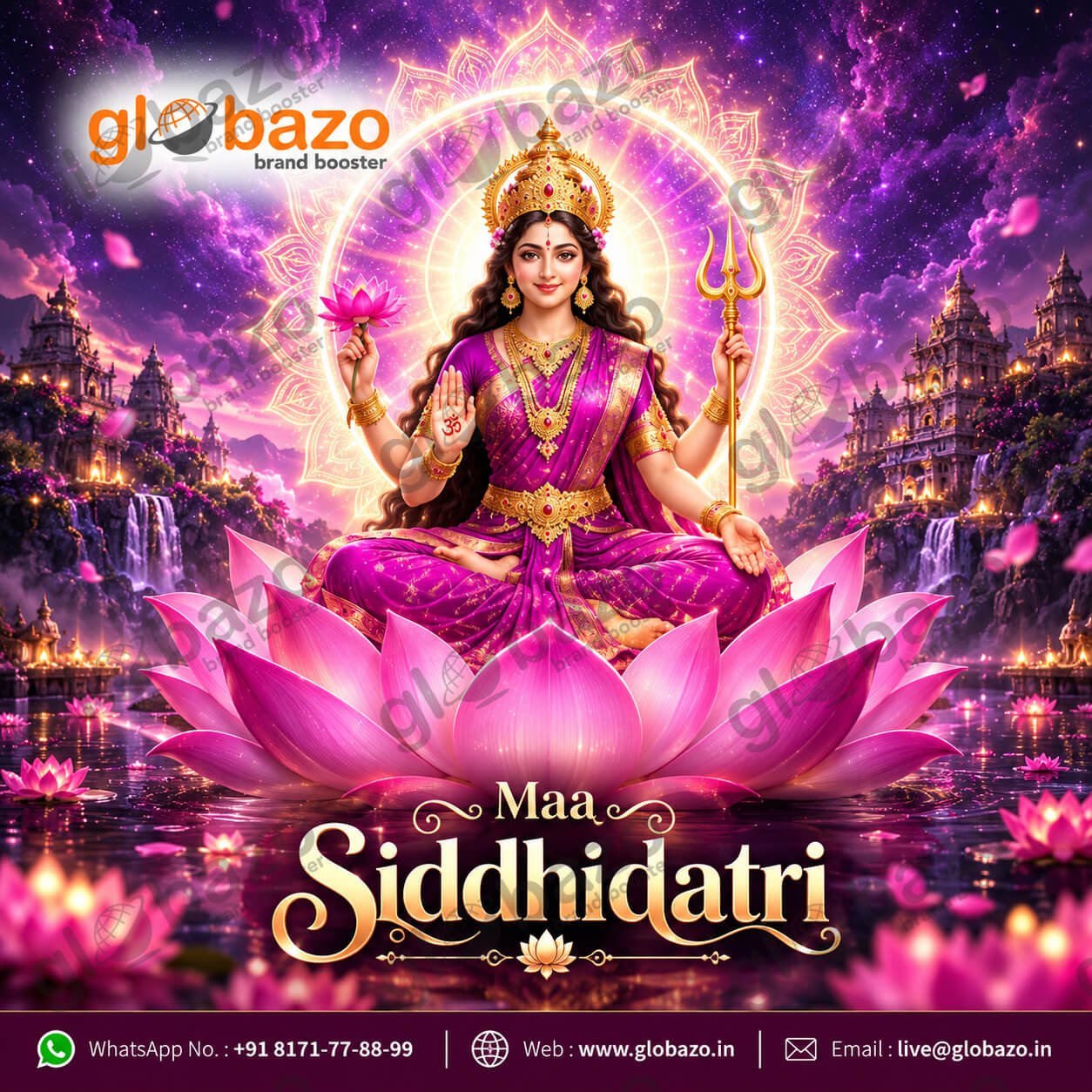 Maa Sddhidatri (Happy Navratri-36)
