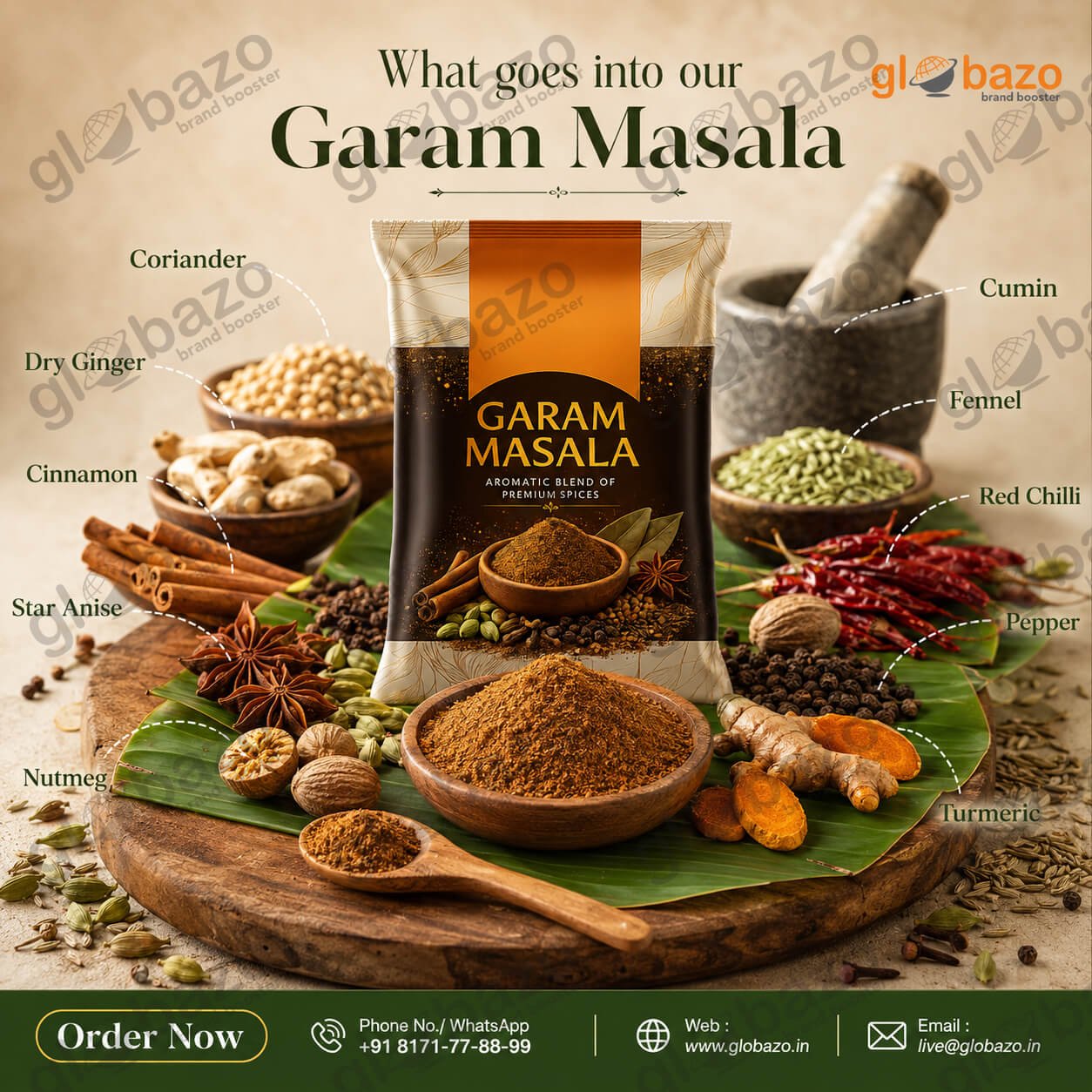 Garam Masala Creative Mockup (sc-48)