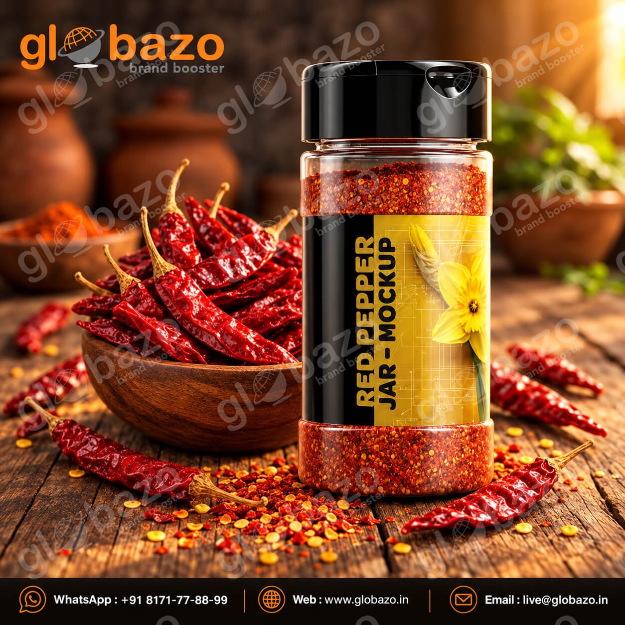 Premium Red Pepper Jar Still Life (sc-93)