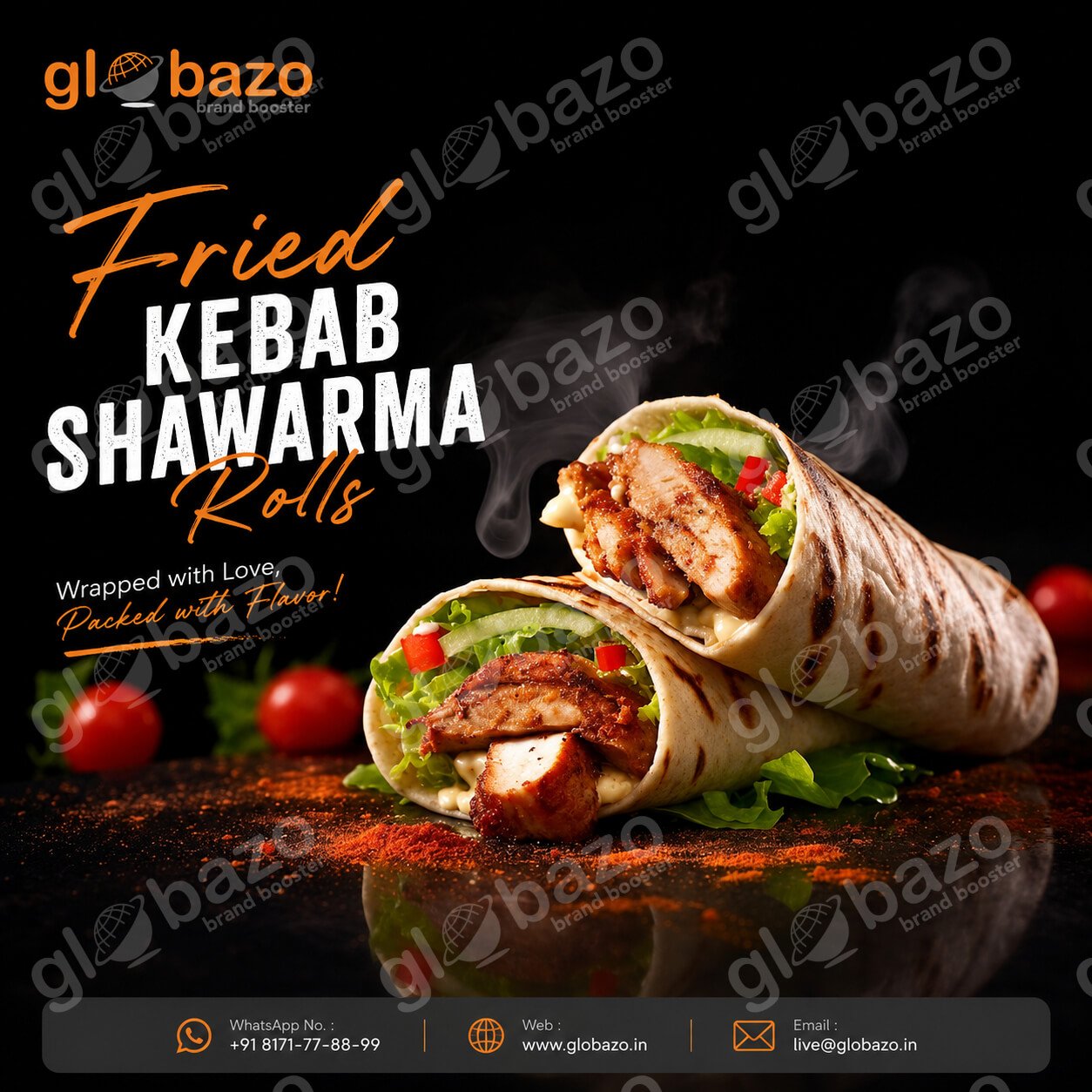Fries Kebab Shawarma Rolls (snacks-306)