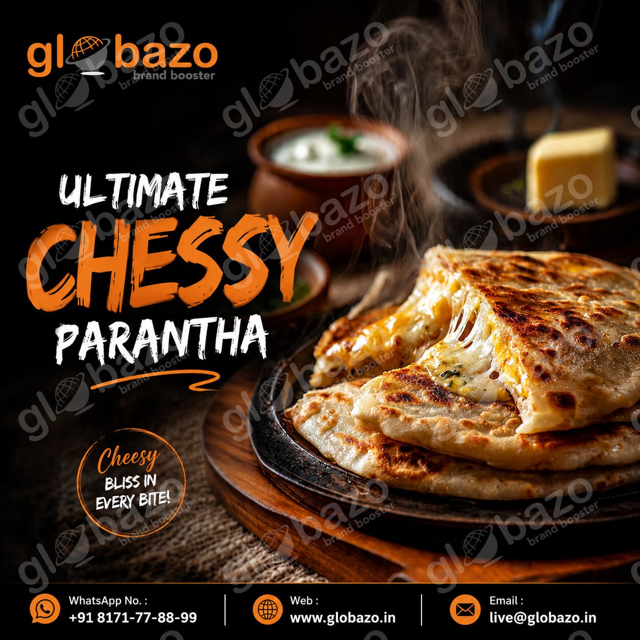 Ultimate Chessy Parantha (snacks-308)