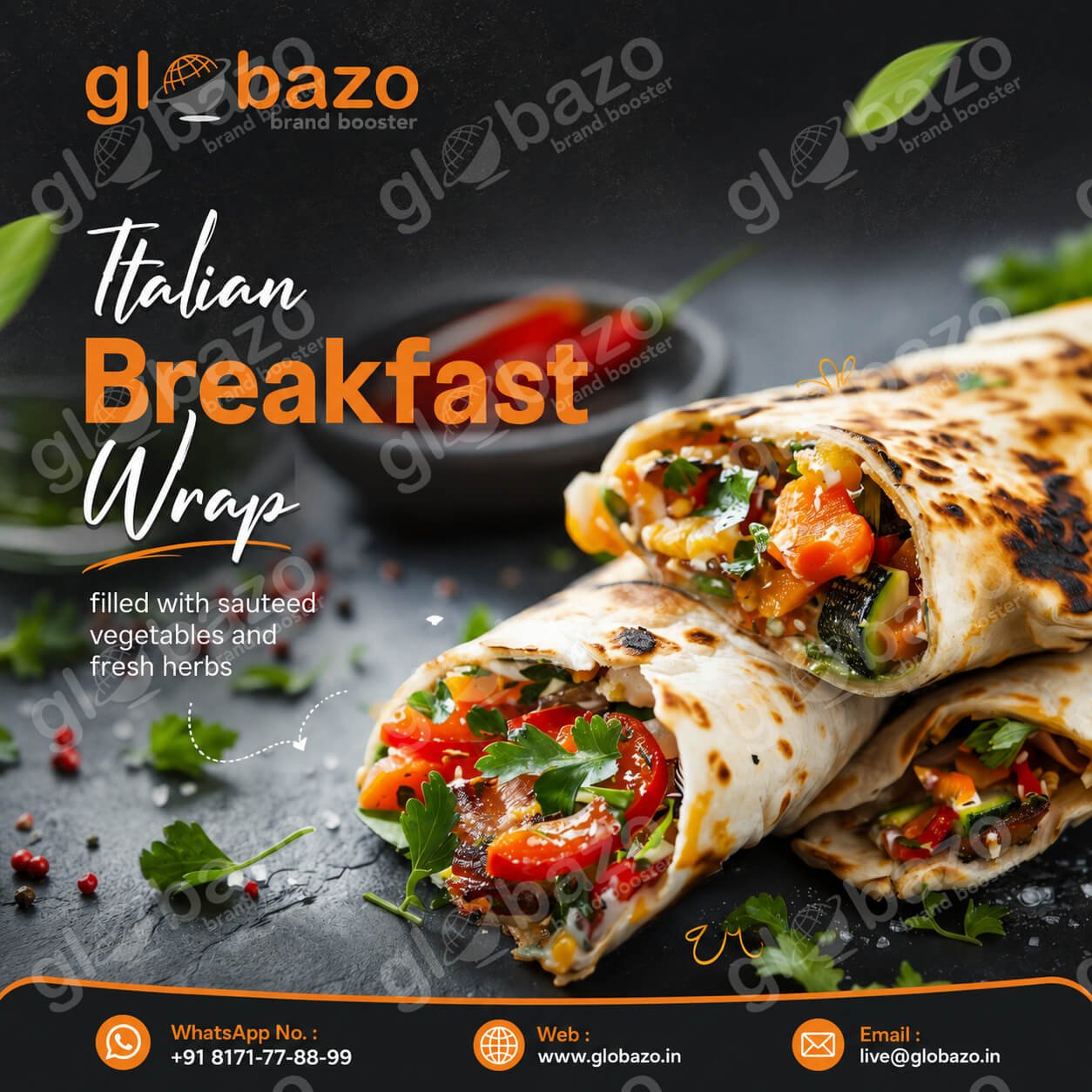 Italian Breakfast Wrap (snacks-313)