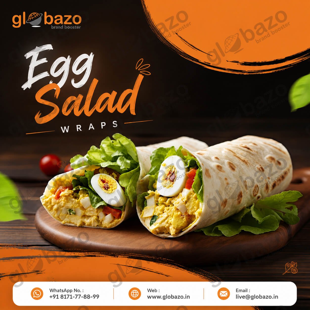 Egg Salad Wraps (snacks-317)