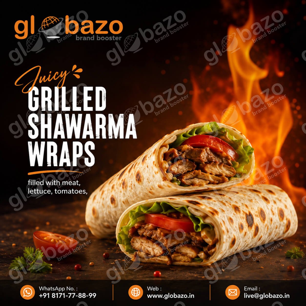 Grilled Shawarma Wrap (snacks-324)